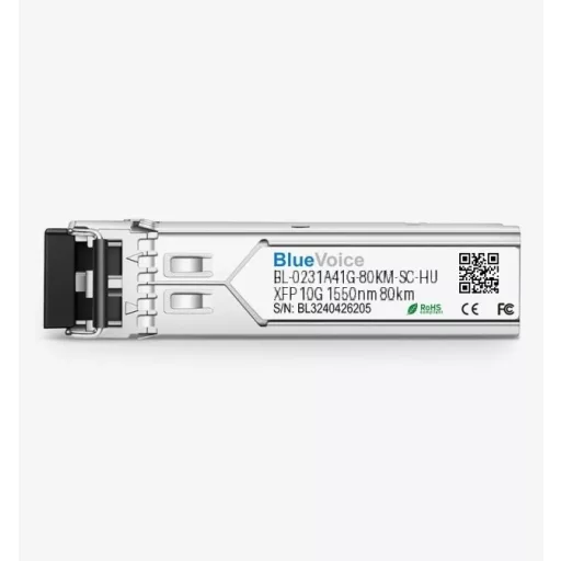 Huawei kompatibilis 0231A41G 10GBASE-ZR XFP 1550nm 80km adó-vevő modul