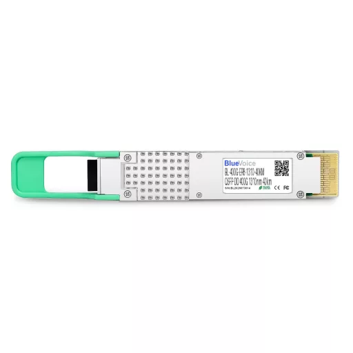 Cisco kompatibilis 400GBASE-ER8 400G QSFP-DD ER8 PAM4 1310nm 40km DOM Duplex LC SMF optikai adó-vevő modul