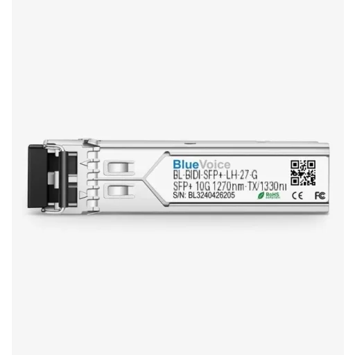 Generic kompatibilis 10GBASE-BX20-U BiDi SFP+ 1270nm-TX/1330nm-RX 20km DDM Simplex LC SMF adó-vevő modul