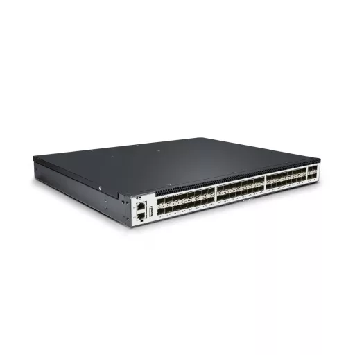BL-DSW-56-48S4X, 48 portos Gigabit Ethernet L3+ kapcsoló, 48x 1G SFP, 4x 10G SFP+ felkapcsolással, MLAG és VXLAN támogatás