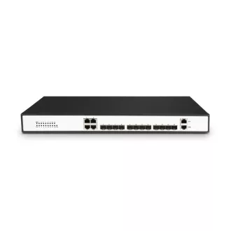   BL-DSW-56-4T12X, 4 portos Ethernet L3+ kapcsoló, 4x 1G RJ45 port, 12x 10G SFP+ felkapcsolással, MLAG és VXLAN támogatás