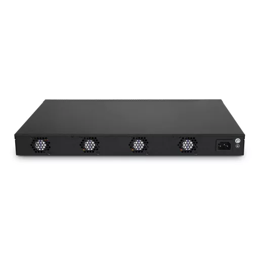 BL-DSW-76-48TE4Y2Q, 48 portos Ethernet L3+ Multi-Gigabit kapcsoló, 48x 100M/1000M/2,5GBASE-T RJ45 port, 4x 25G SFP28 és 2x 40G QSFP+ uplinkkel, MLAG és VXLAN támogatással