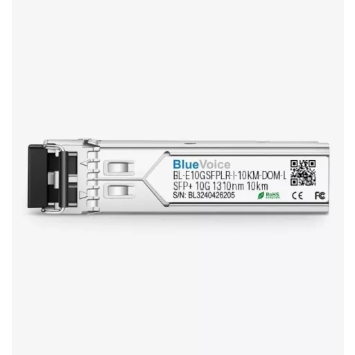 Intel kompatibilis E10GSFPLR-I 10GBASE-LR SFP+ 1310nm 10km DOM LC SMF ipari adó-vevő