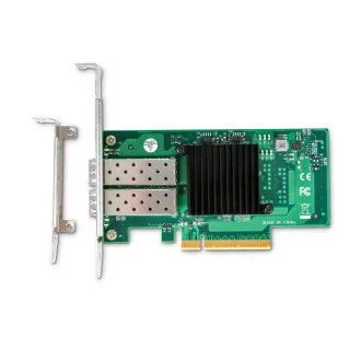   10G kettős portos SFP+ Intel 82599ES Ethernet hálózati interfész kártya