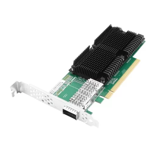 100G egyportos QSFP28 Intel E810-CAM1-alapú Ethernet hálózati interfész kártya