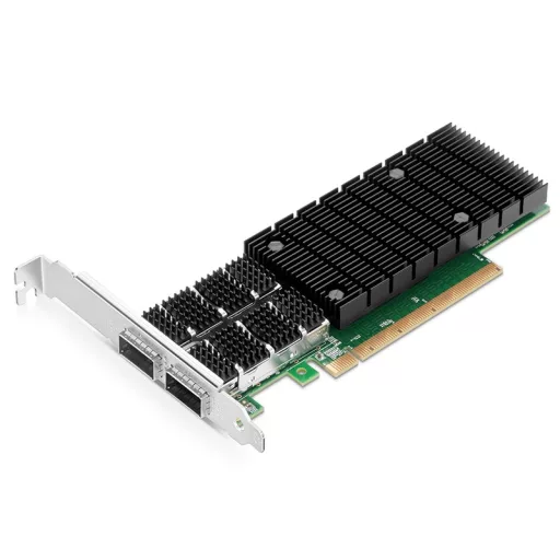 100G kétportos QSFP28 Intel E810-CAM2-alapú Ethernet hálózati interfész kártya