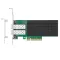 25G kettős portos SFP28 Intel E810-XXVAM2 alapú Ethernet hálózati interfész kártya