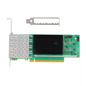   25G négyportos SFP28 Intel E810-CAM1 alapú Ethernet hálózati interfész kártya