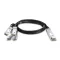 0,5m Mellanox 800G és 4x 200G QSFP112 passzív Twinax Direct Attach rézkábel közötti átkötés