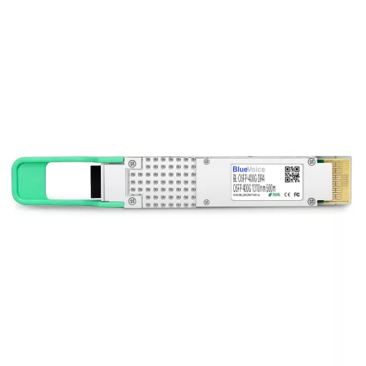 NVIDIA kompatibilis InfiniBand OSFP 400G DR4 PAM4 1310nm 500m DOM MTP/MPO-12 SMF optikai adó-vevő modul