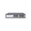BL-OSW-13-16T, 16 portos Gigabit Ethernet L2 kezeletlen kapcsoló, 16x 100/1000BASE-T RJ45 port, ventilátor nélkül