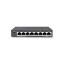 BL-OSW-13-8T, 8 portos Gigabit Ethernet L2 kezeletlen kapcsoló, 8x 100/1000BASE-T RJ45 port, ventilátor nélkül