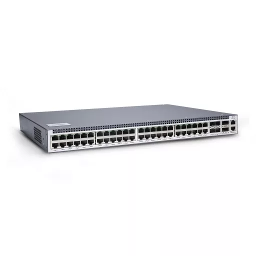 BlueVoice Office Switch 5100 - 48x100M/1000M/2.5GBASE-T RJ45 Port, with 4x 1G/10G SFP+ és 2x 40G QSFP+ Uplinks, L3 Switch, Support Stacking, BGP