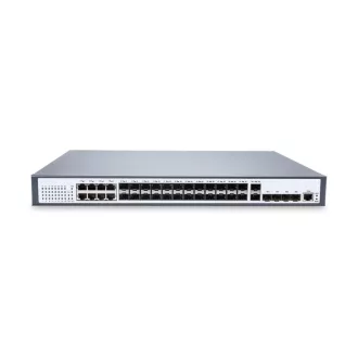  BL-OSW-53-24S8T6X, 24 portos Gigabit Ethernet L3 kezelhető kapcsoló, 24x 1G SFP, 8x 1G RJ45, 6 x10GE SFP+ felkapcsolással, stacking támogatással