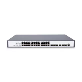   BL-OSW-53-24T6X, 24 portos Gigabit Ethernet L3 kezelhető kapcsoló,24x 1G RJ45 port, 6x10G SFP+ felkapcsolással, stacking támogatással