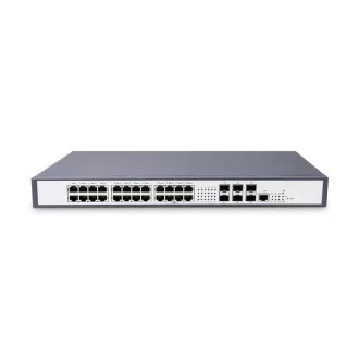   BL-OSW-53-24TE6X-P, 24 portos Ethernet L3 Multi-Gigabit aktív 802.3af/at/bt PoE kapcsoló kis- és középvállalkozások számára, 8x 100/1000M/2,5GBASE-T PoE++ RJ45 és 16x 100/ 1000M/2,5GBASE-T PoE+ RJ45 port, 6x 10G SFP+ uplink