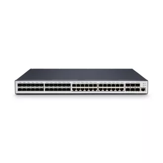   BL-OSW-53-48M6X, 48 portos Gigabit Ethernet menedzselt L3 kapcsoló, 24x 1G RJ45 port, 24x 1G SFP port, 6x 10G SFP+ uplinkkel, stacking támogatással