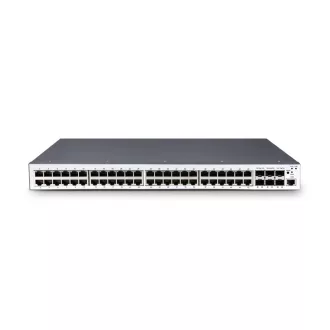   BL-OSW-53-48P6X-L2, 48 portos Gigabit Ethernet L2+ Active 802.3af/at PoE+ kapcsoló, 48x 10/100/1000BASE-T RJ45 PoE+ port @ 370w, 6x 10G SFP+ felkapcsolással, akár 100M átviteli sebességgel, stacking támogatással