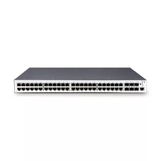   BL-OSW-53-48P6X-L3, 48 portos Gigabit Ethernet L3 Active 802.3af/atPoE+ kapcsoló, 48x 10/100/1000BASE-T RJ45 PoE+ port @ 760W, 6x 10G SFP+ felkapcsolással, akár 100M átviteli sebességgel, stacking támogatással