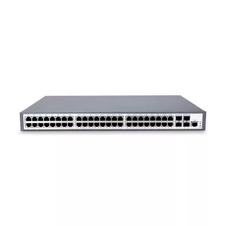   BL-OSW-53-48T4X, 48 portos Gigabit Ethernet L2+ menedzselt kapcsoló, 48x 1G RJ45 port, 4x 10G SFP+ uplinkkel, stacking támogatással