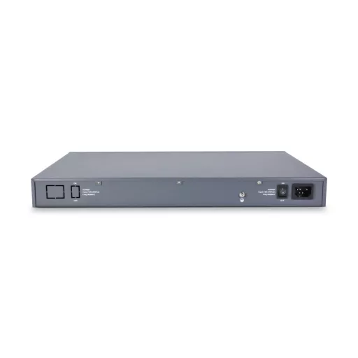BL-OSW-53-48T4X, 48 portos Gigabit Ethernet L2+ menedzselt kapcsoló, 48x 1G RJ45 port, 4x 10G SFP+ uplinkkel, stacking támogatással