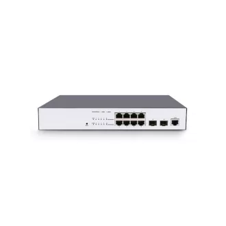   BL-OSW-53-8T2S, 8 portos Gigabit Ethernet L2+ kezelhető kapcsoló kis- és középvállalkozások számára, 8x 10/100/1000BASE-T RJ45 port, 2x1GSFP felkapcsolással, ventilátor nélkül