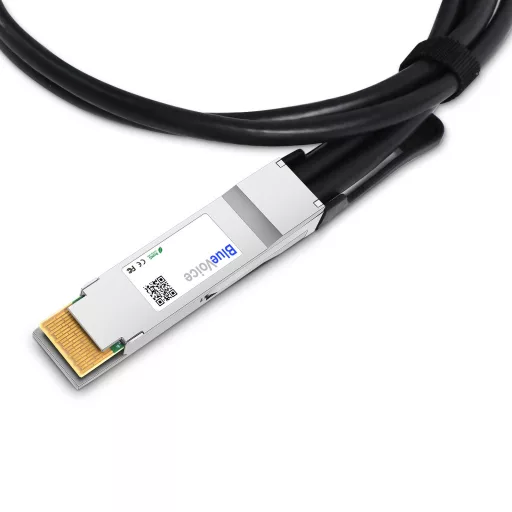 0,5m NVIDIA 400G QSFP-DD passzív, közvetlenül csatlakoztatható réz Twinax kábel