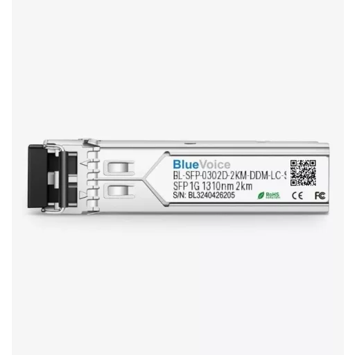 Juniper kompatibilis 1000BASE-SX SFP 1310nm 2km DDM LC SMF/MMF optikai adó-vevő modul