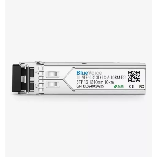 Brocade kompatibilis E1MG-LX-A 1000BASE-LX SFP 1310nm 10km DOM LC MMF/SMF adó-vevő modul