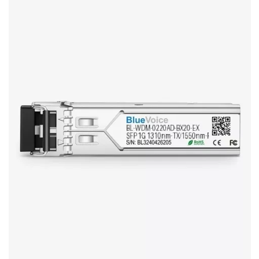 Extreme kompatibilis MGBIC-BX20-U-1310 1000BASE-BX BiDi SFP 1310nm-TX/1550nm-RX 20km LC adó-vevő modul